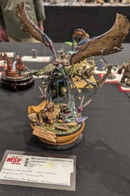 Mortarion in Grandfather's Garden at ReaperCon 2024